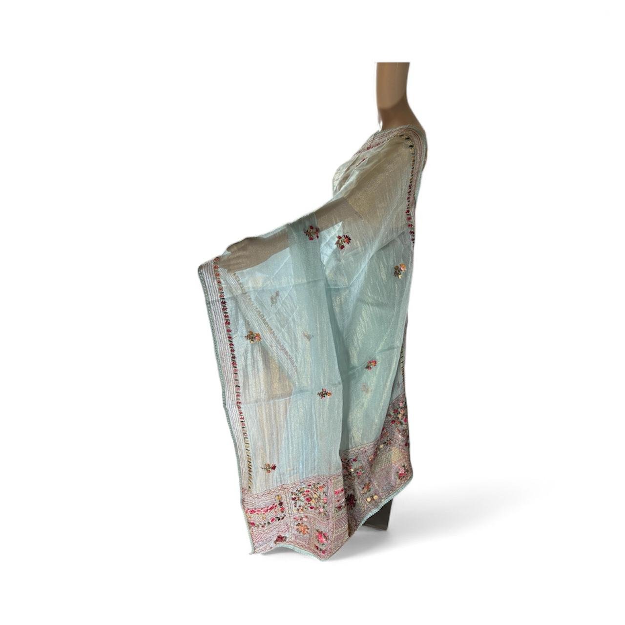 cream sequin embroidery organza saree copy cream sequin embroidery organza saree copy